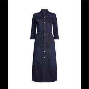 AllSaints Polly Denim Midi Dress - NWOT